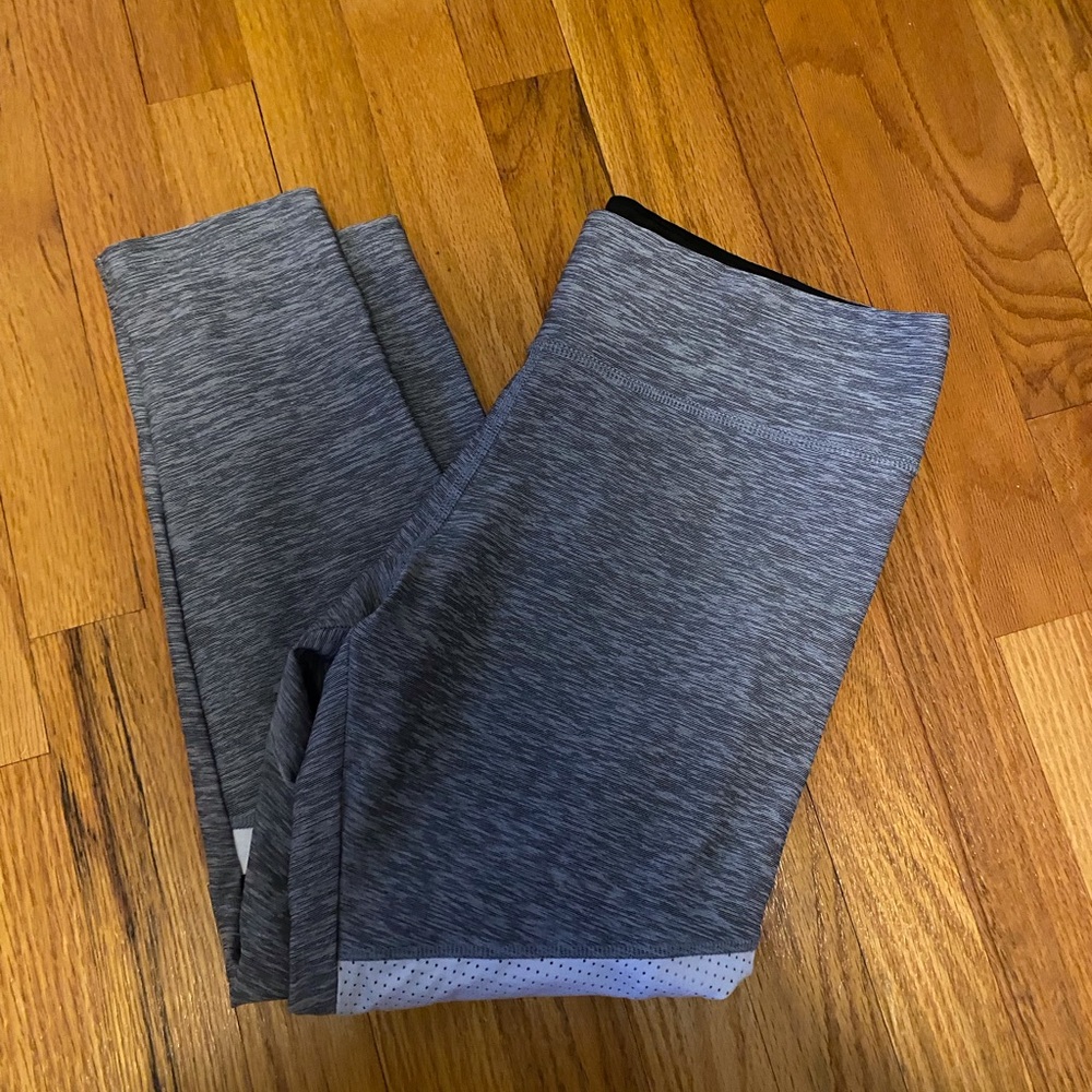 PINK Victoria's Secret Gray Leggings with Contrasting Cuff